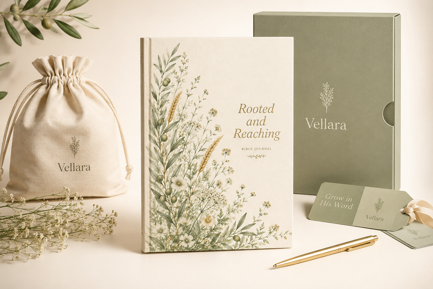 Rooted & Reaching — A 90-Day Bible Journal
